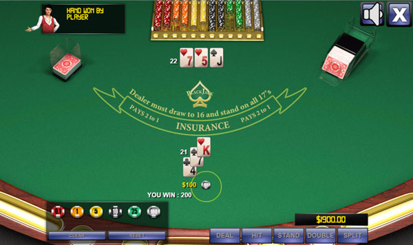 jogar blackjack